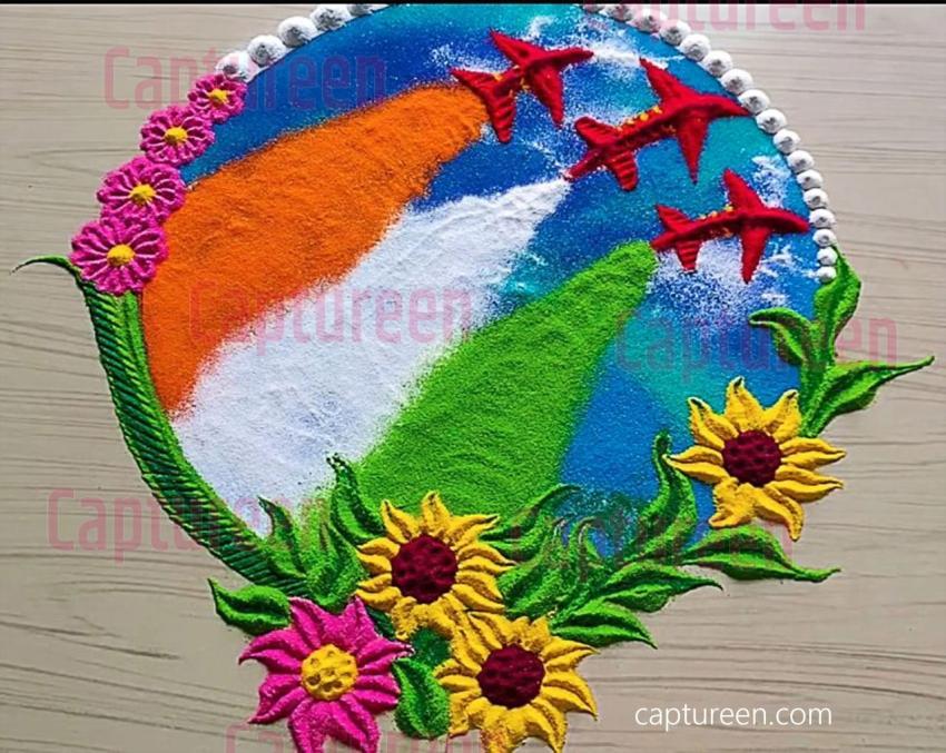 unique rangoli designs for competition with themes