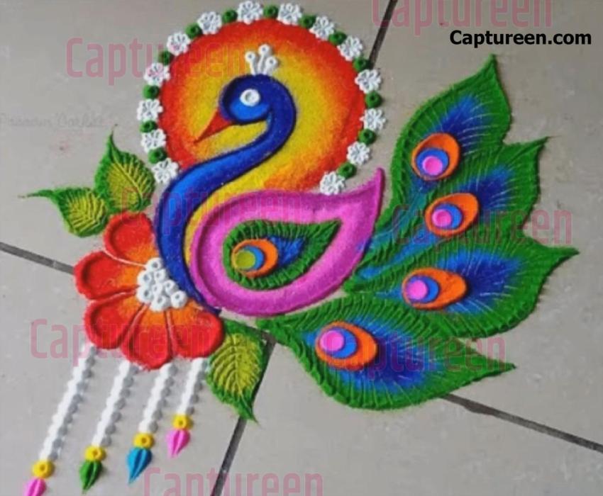 chokor rangoli design