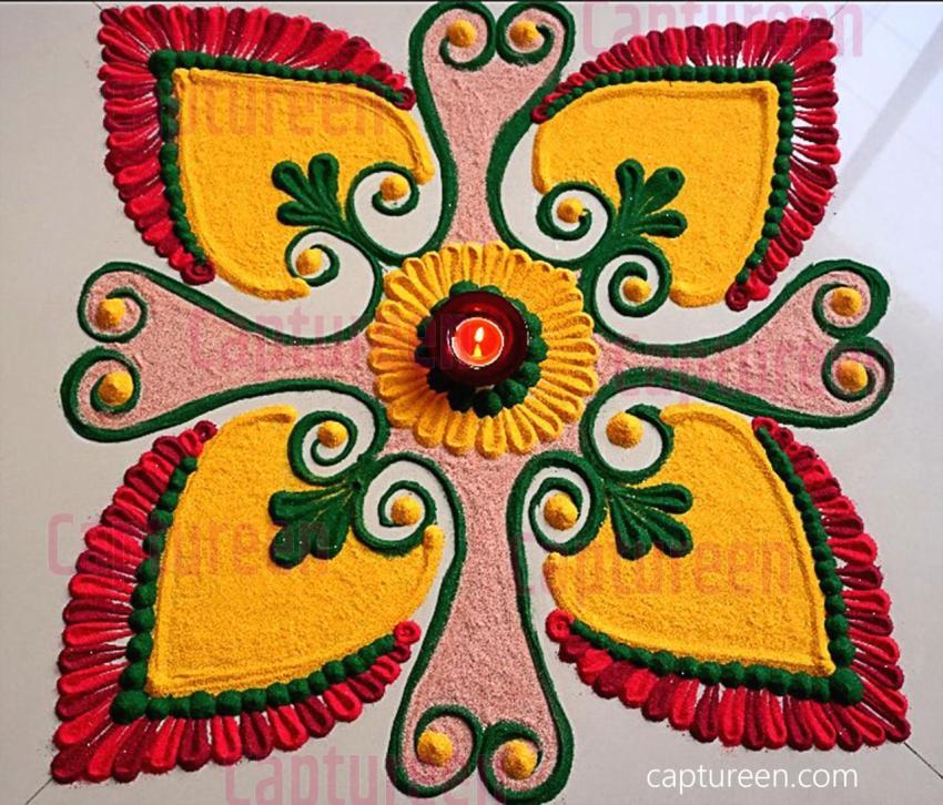 wooden rangoli designs