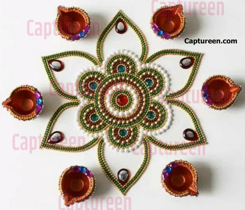 ohp sheet kundan rangoli designs