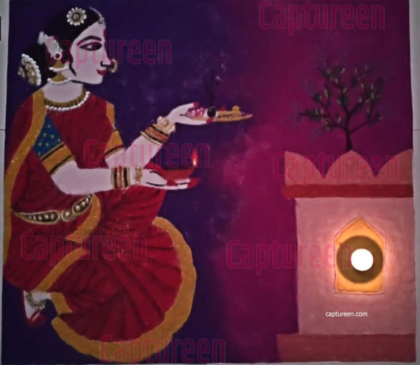 dev uthani gyaras special rangoli