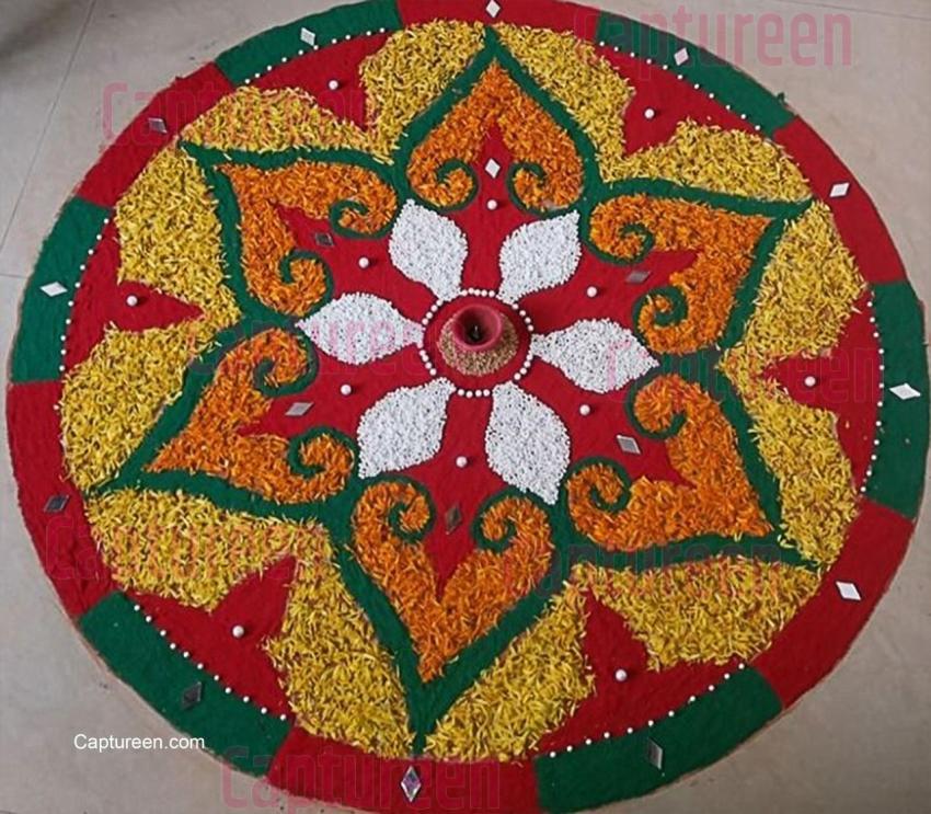 bhusa rangoli