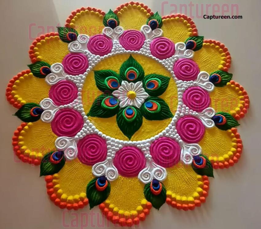 unique galicha rangoli