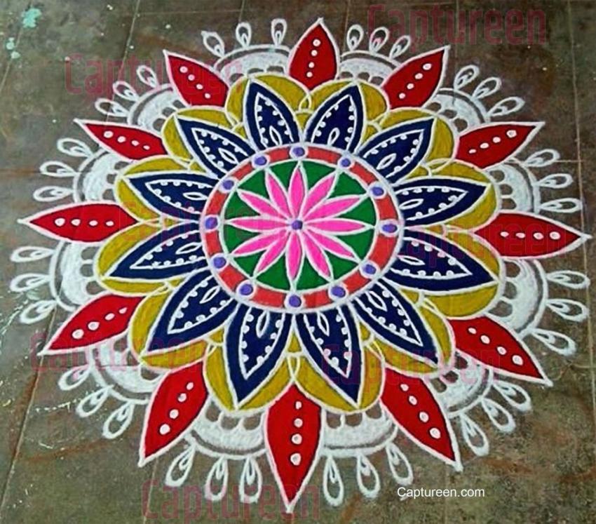 large rangoli