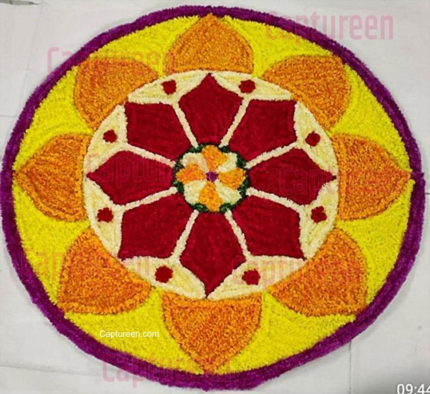 rangoli door mat