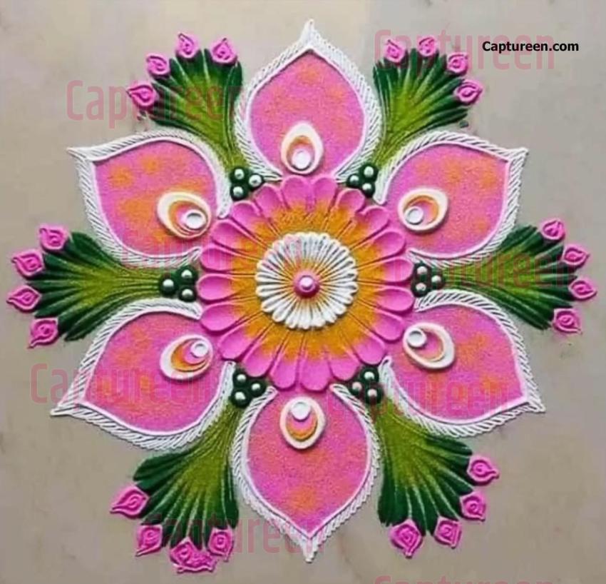 rangoli design for annual function