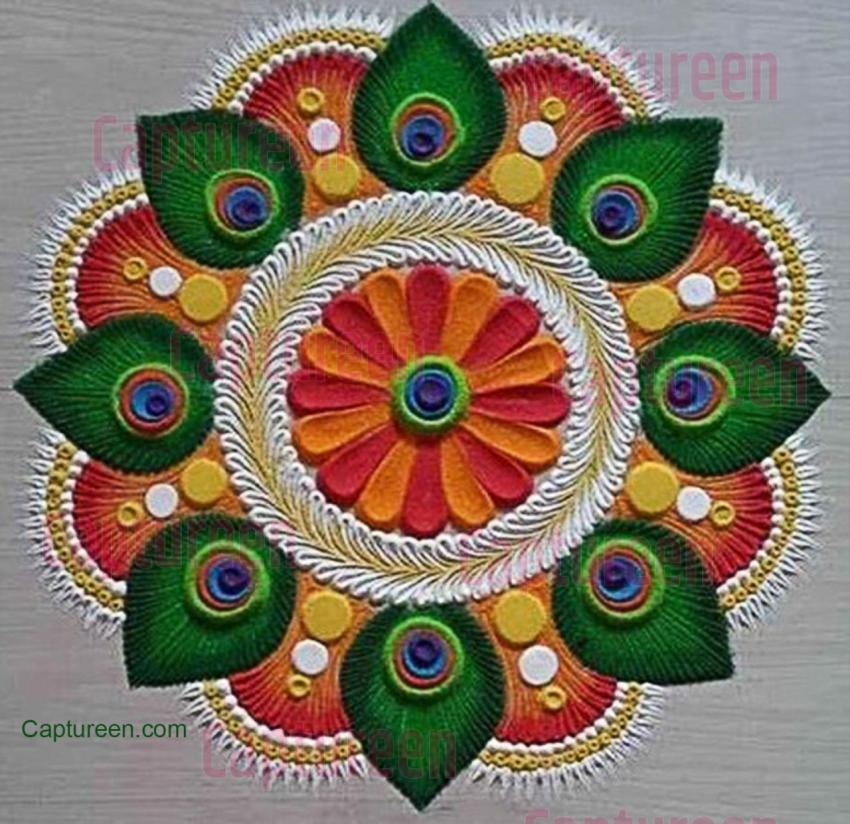 rangoli dp