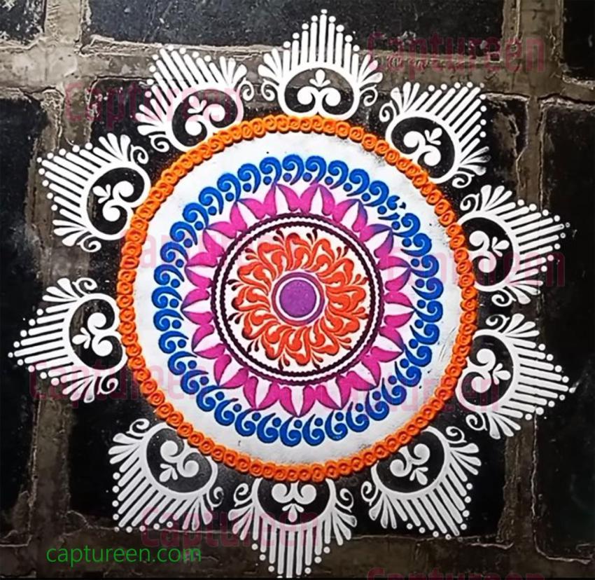 rangoli stencil kit