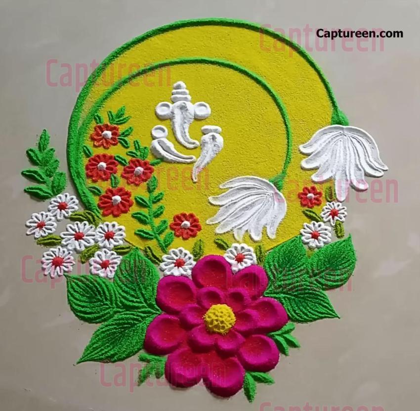 antic rangoli designs