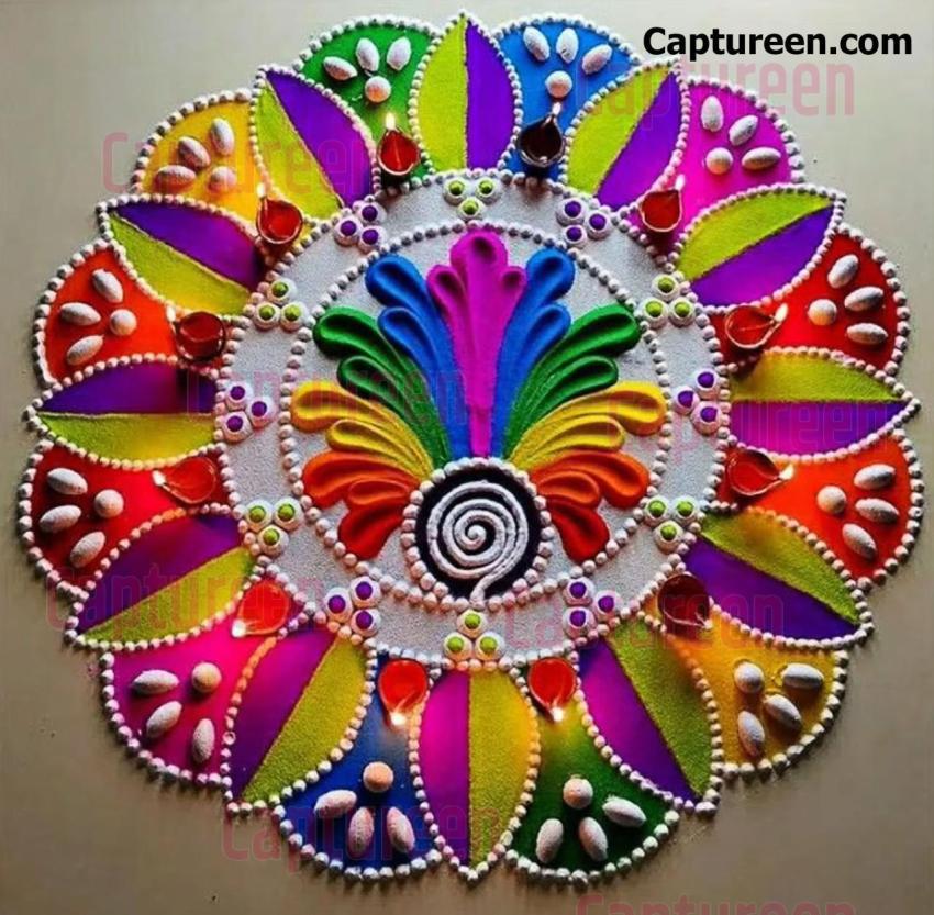 rangoli vel design images