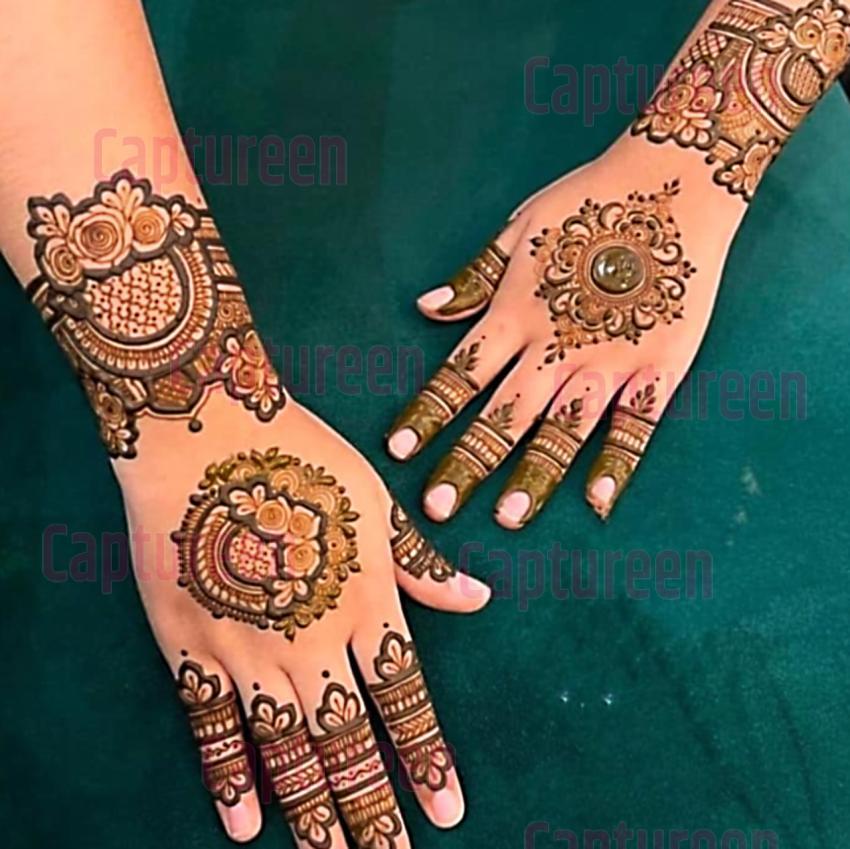 mehndi design for baby girl easy