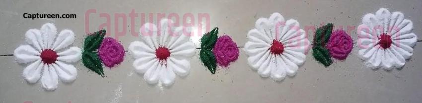 simple patti rangoli