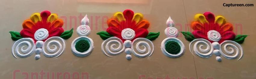 simple door border rangoli designs