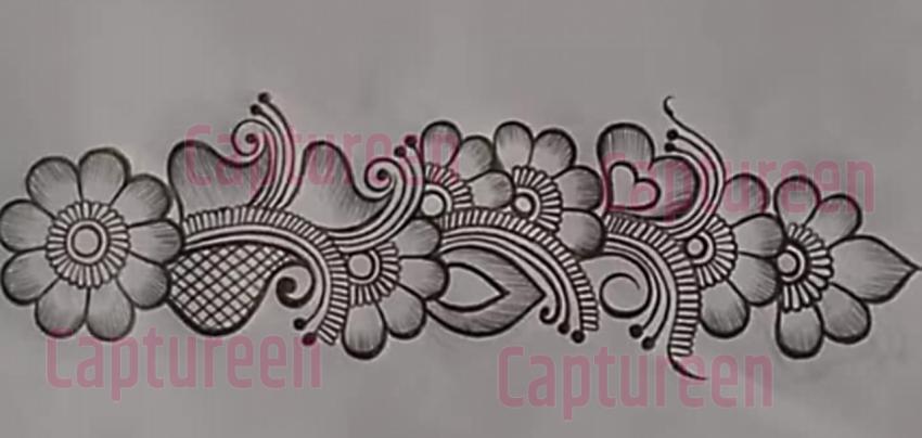 mehndi design drawing book