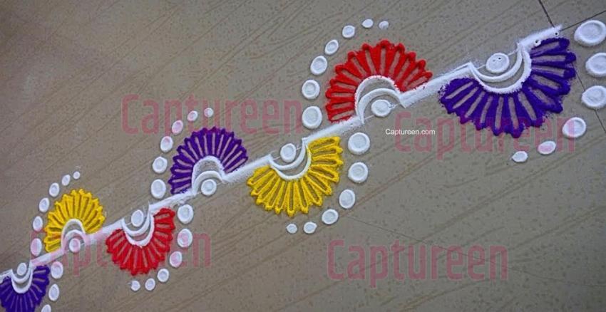 rangoli strip design