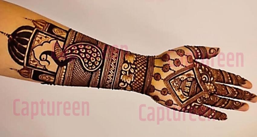 instagram royal mehndi design