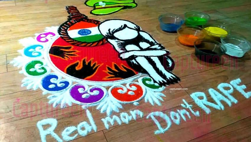 rangoli designs with message