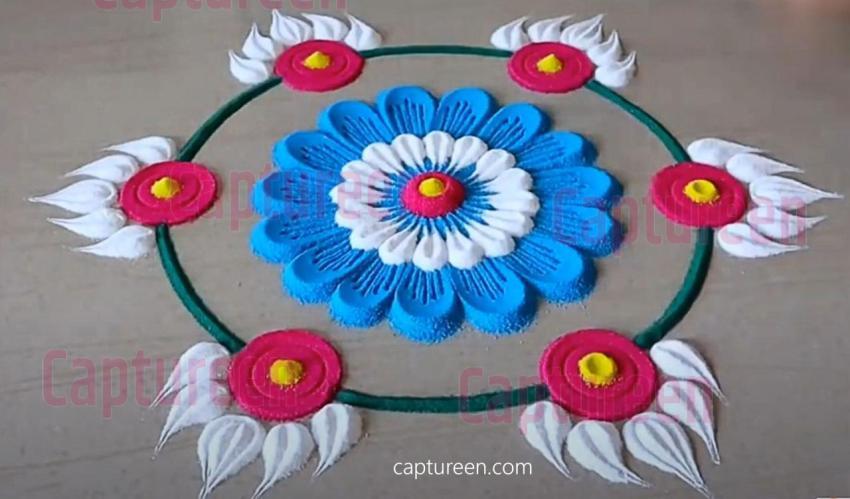 rangoli designs for farewell party