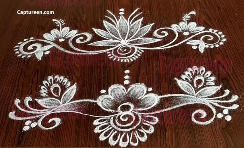 simple hosilu rangoli