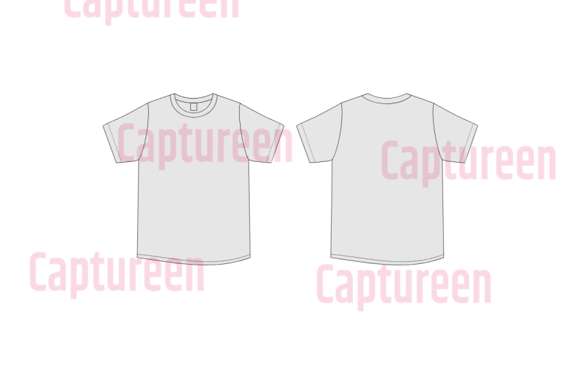 transparent background t shirt blank front and back png