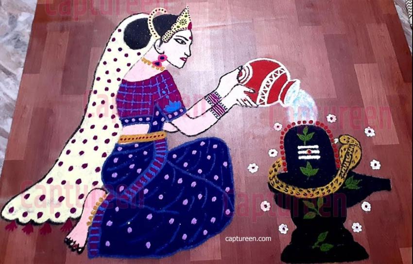 shankar pind rangoli