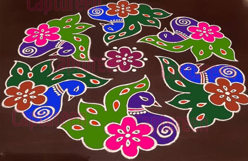 chuki rangoli designs