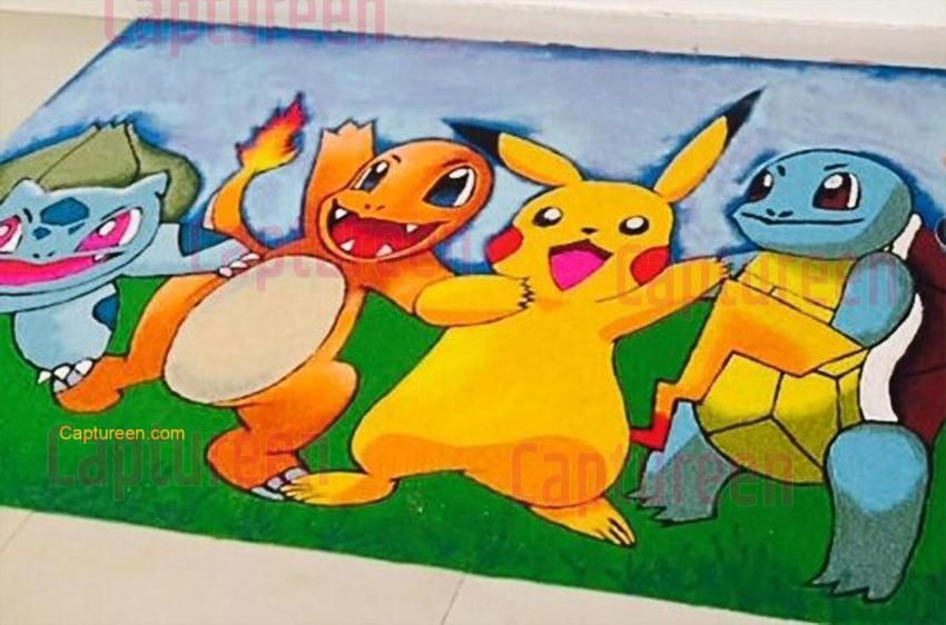 pokemon rangoli