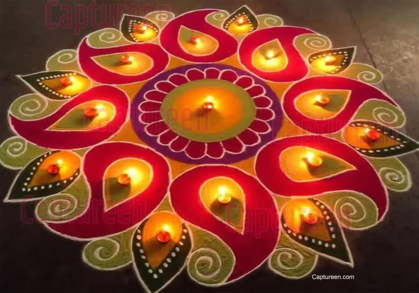 prize winning rangoli designs with theme