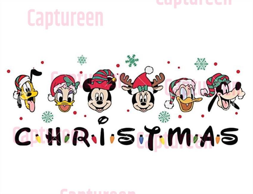 Enchanting Disney World Christmas Desktop Wallpaper Design