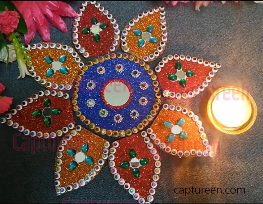 plastic rangoli