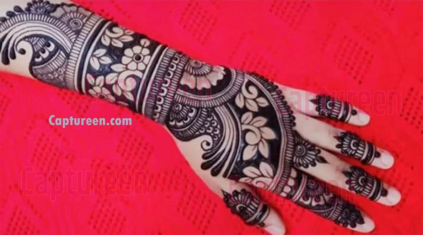 arabic back hand mehndi