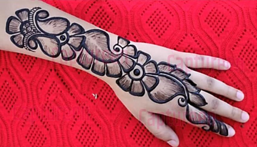 simple mehendi design easy