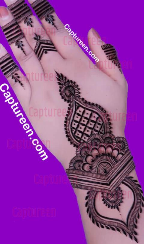 Easy mehandi design