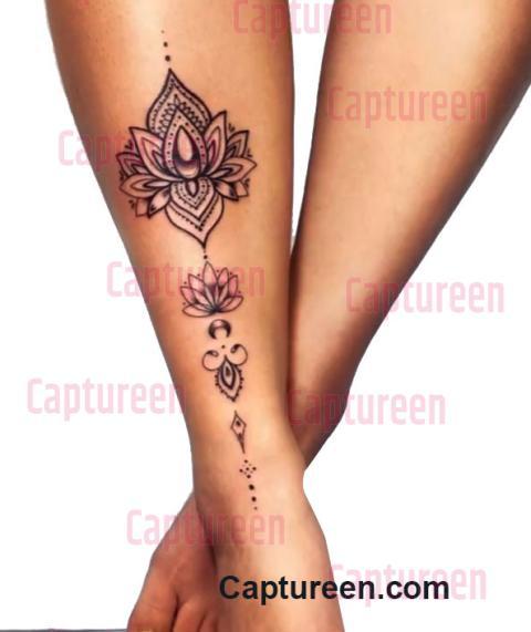 flower tatto design simple