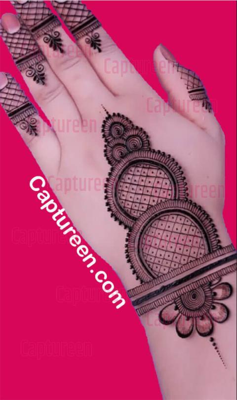 Easy mehndi design