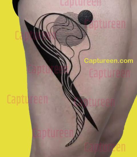 abstract sleeve tattoo designs