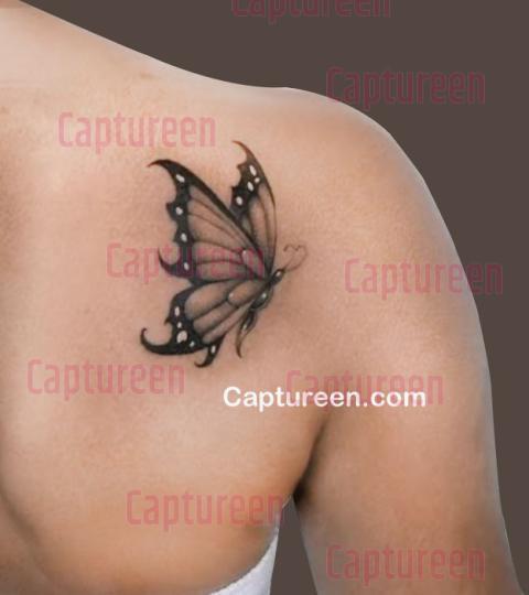 back butterfly tattoo designs