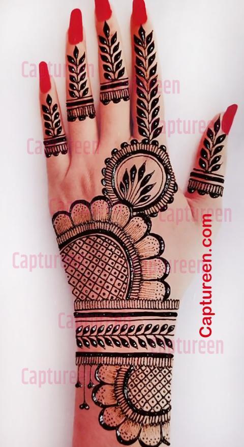 Back Hand Check Mehndi Design