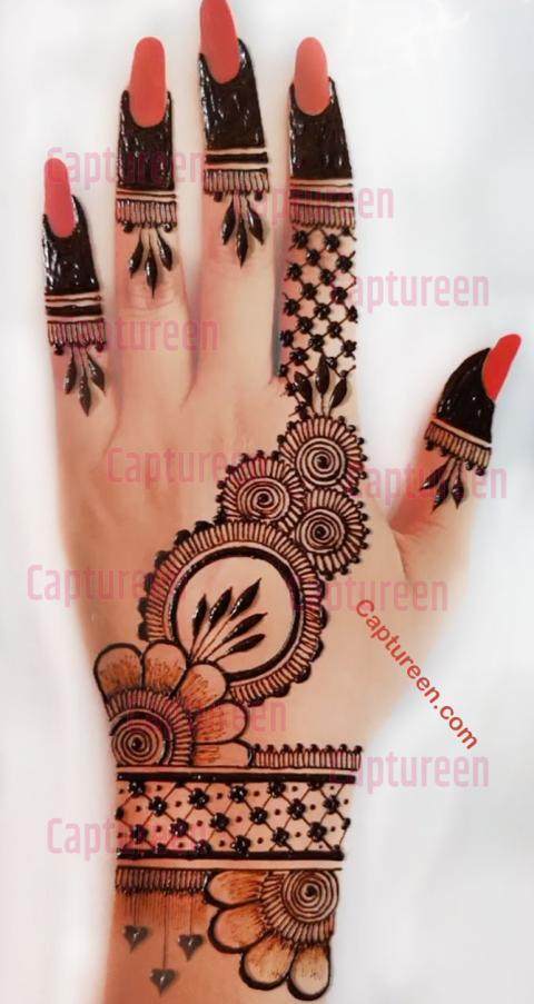 beautiful bracelet mehndi design