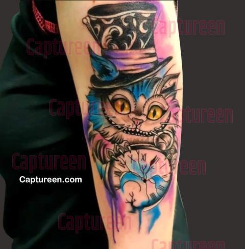 cat tattoo design