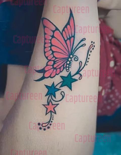 wrist butterfly tattoo designs