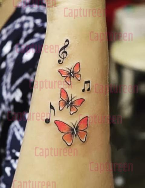 simple butterfly tattoo designs