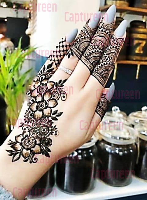 mehandi designs simple back hand