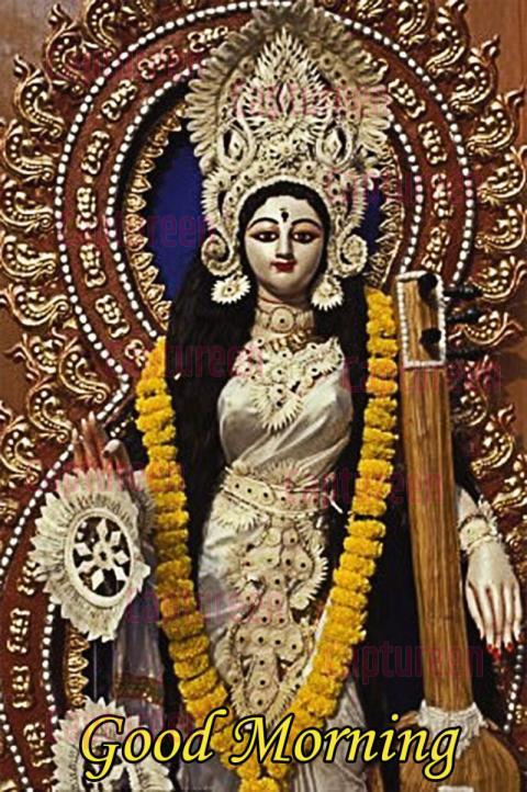 Saraswati Puja Good Morning Images to Start Your Day Spiritually