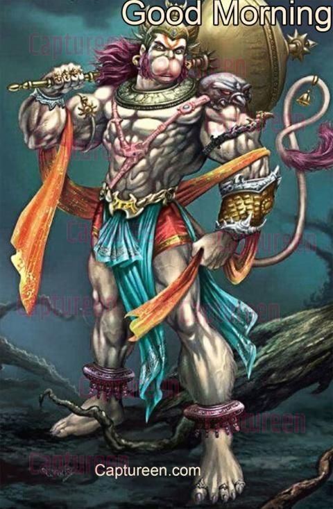 Jai Bajrangbali good morning images power