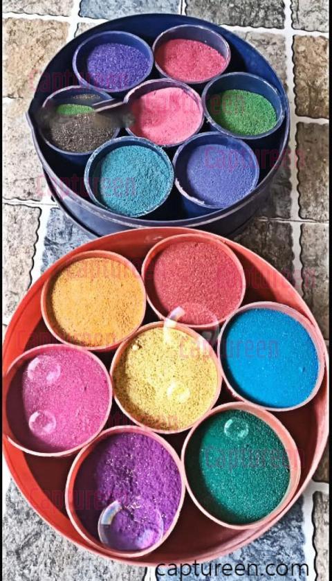 rangoli storage box