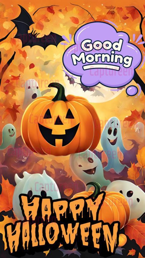 good morning happy halloween images