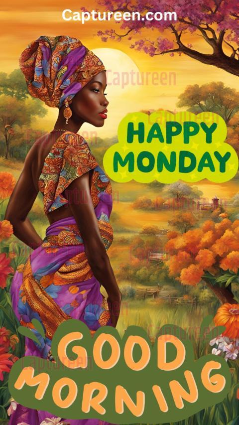 good morning happy monday african american images