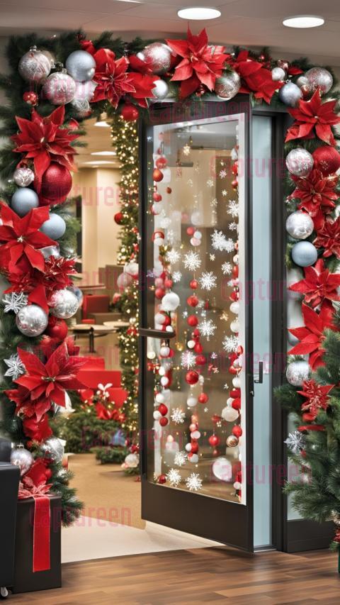 Unique Office Door Christmas Decorations Ideas to Inspire Your Team