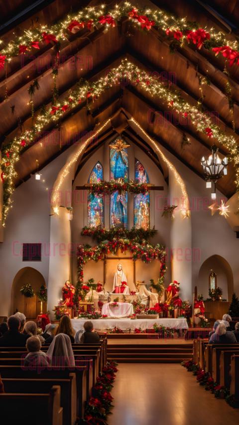 Church Christmas Stage Decor Inspiring Ideas for a Holy Celebration